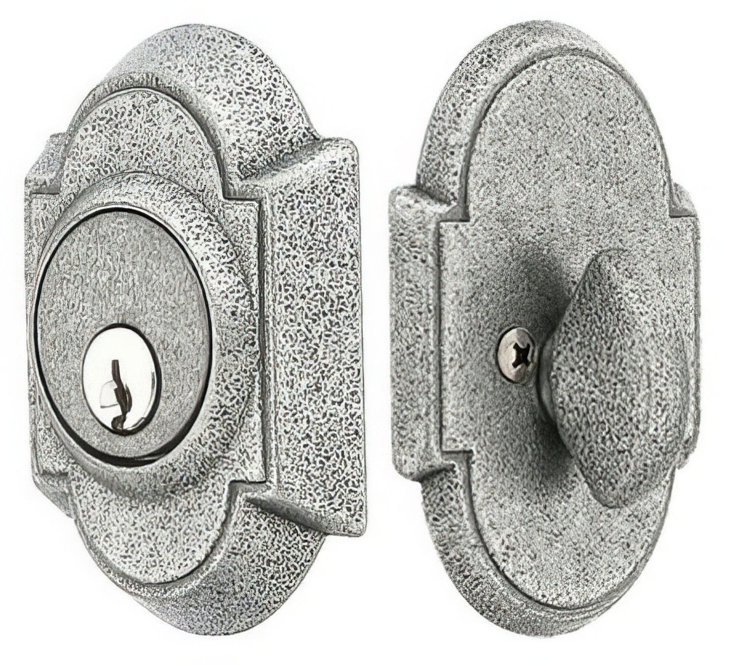 Emtek 8461 #1 Style Wrought Steel Single Cylinder Deadbolt.