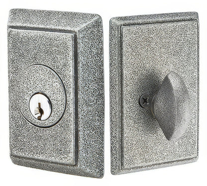 Emtek 8463 #3 Style Wrought Steel Single Cylinder Deadbolt