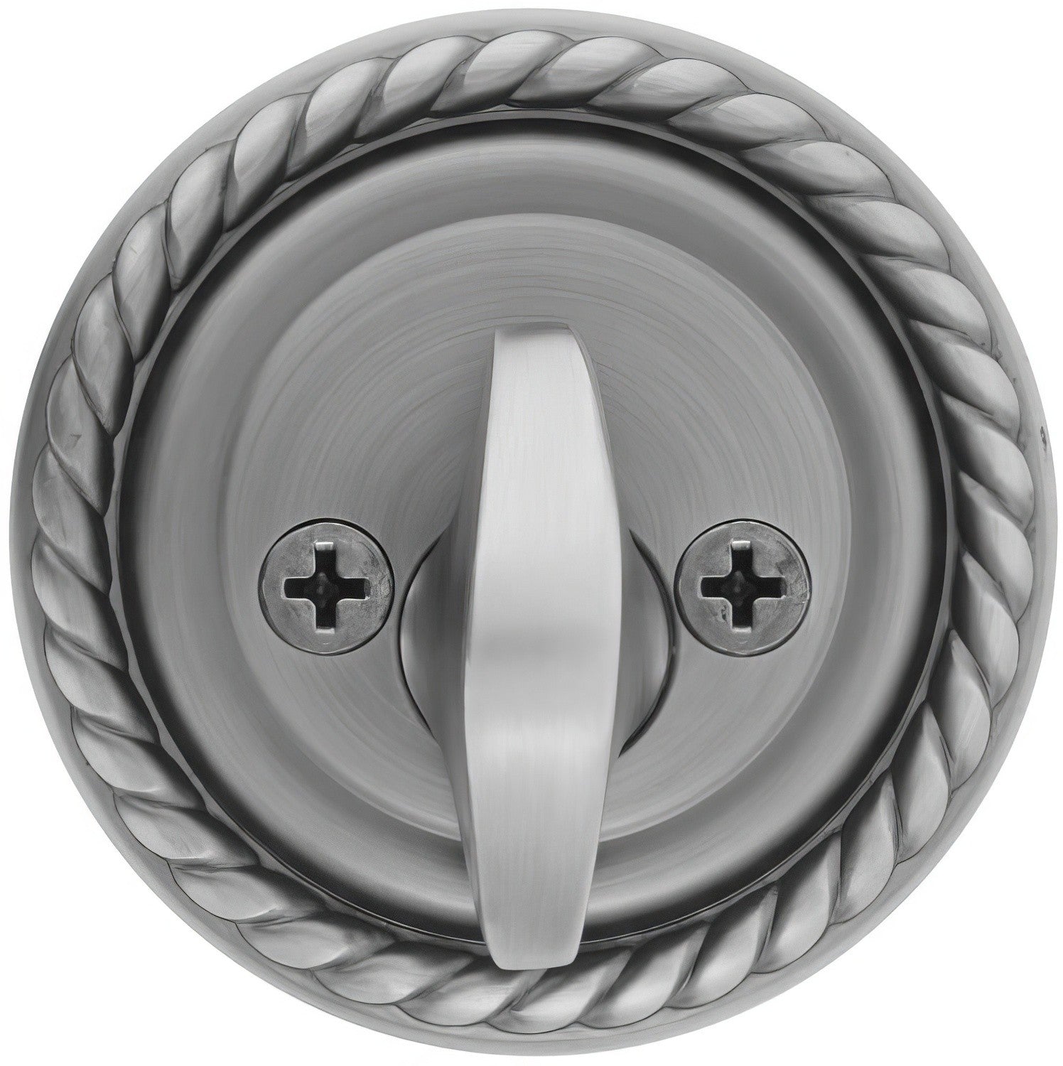 Emtek 8464US Rope Style Designer Brass Single Cylinder Deadbolt