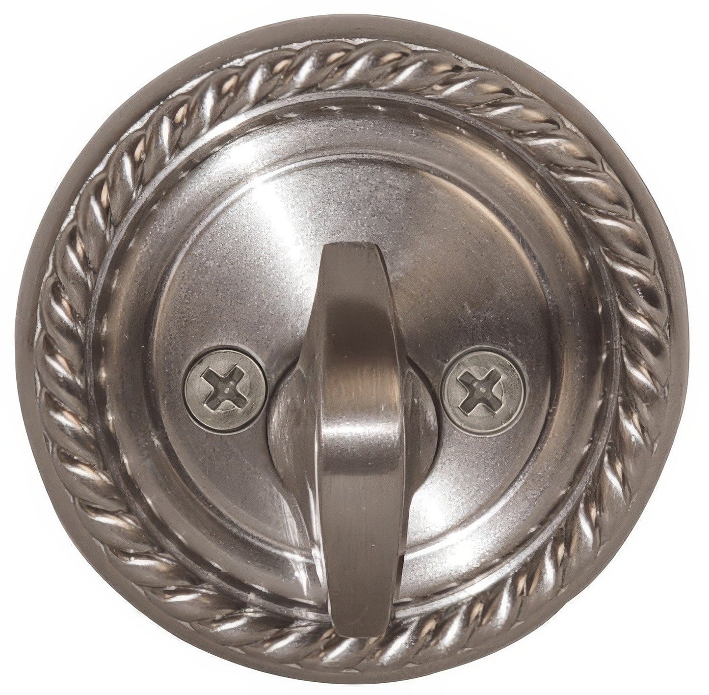Emtek 8464US Rope Style Designer Brass Single Cylinder Deadbolt