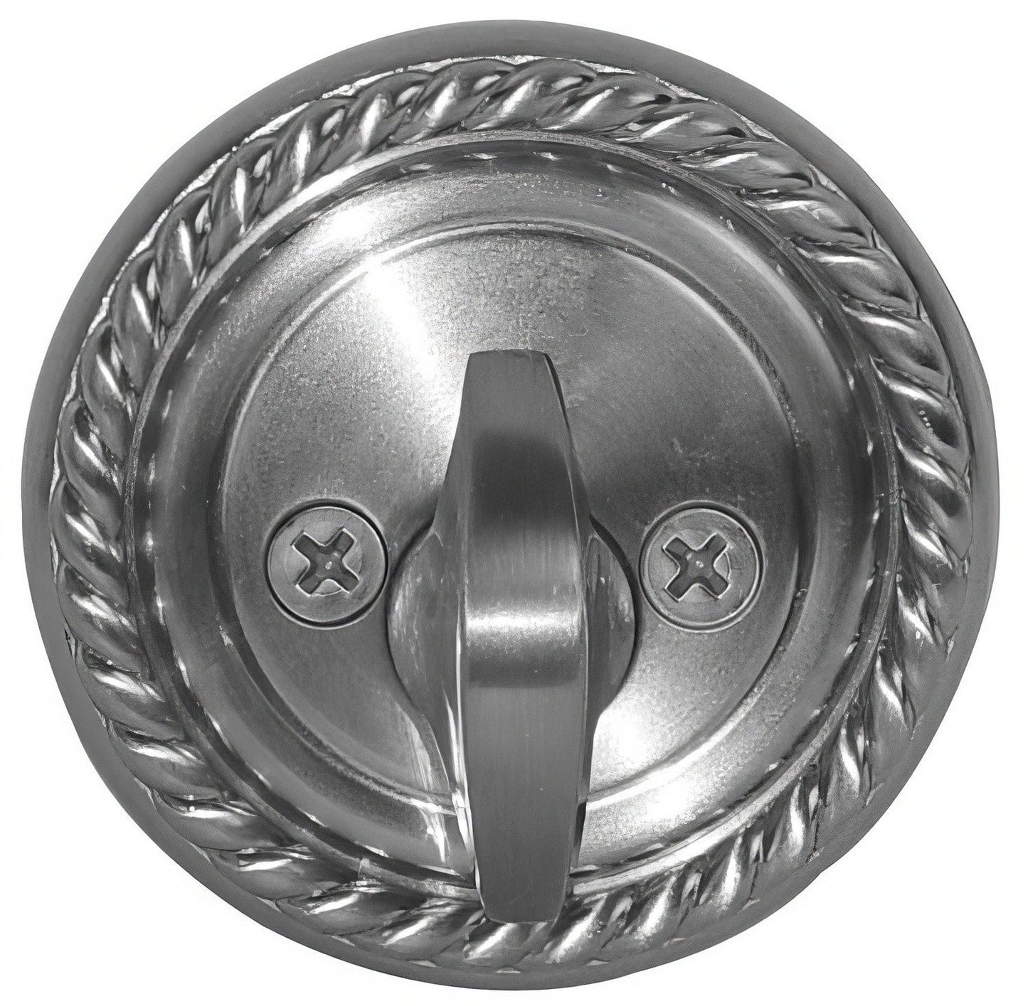 Emtek 8464US Rope Style Designer Brass Single Cylinder Deadbolt