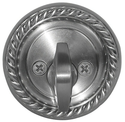 Emtek 8464US Rope Style Designer Brass Single Cylinder Deadbolt