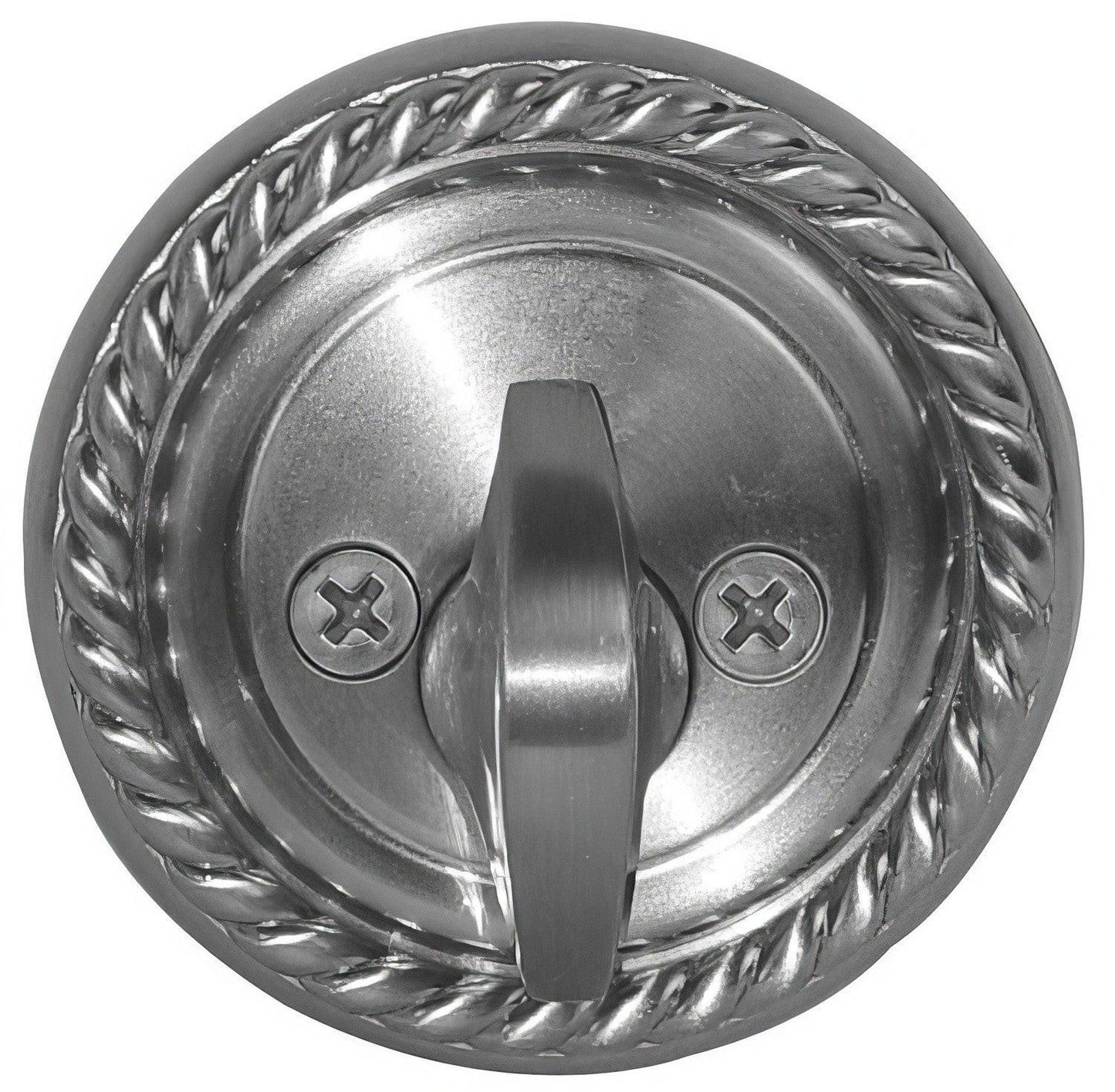 Emtek 8464US Rope Style Designer Brass Single Cylinder Deadbolt
