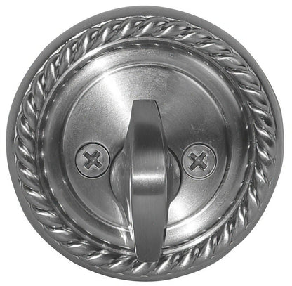 Emtek 8464US Rope Style Designer Brass Single Cylinder Deadbolt
