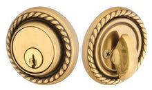 Emtek 8464US Rope Style Designer Brass Single Cylinder Deadbolt