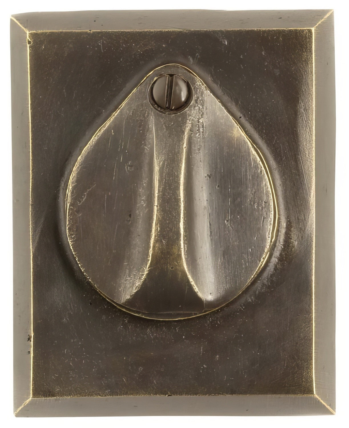 Emtek #3 Style Sandcast Bronze Single Cylinder Deadbolt.