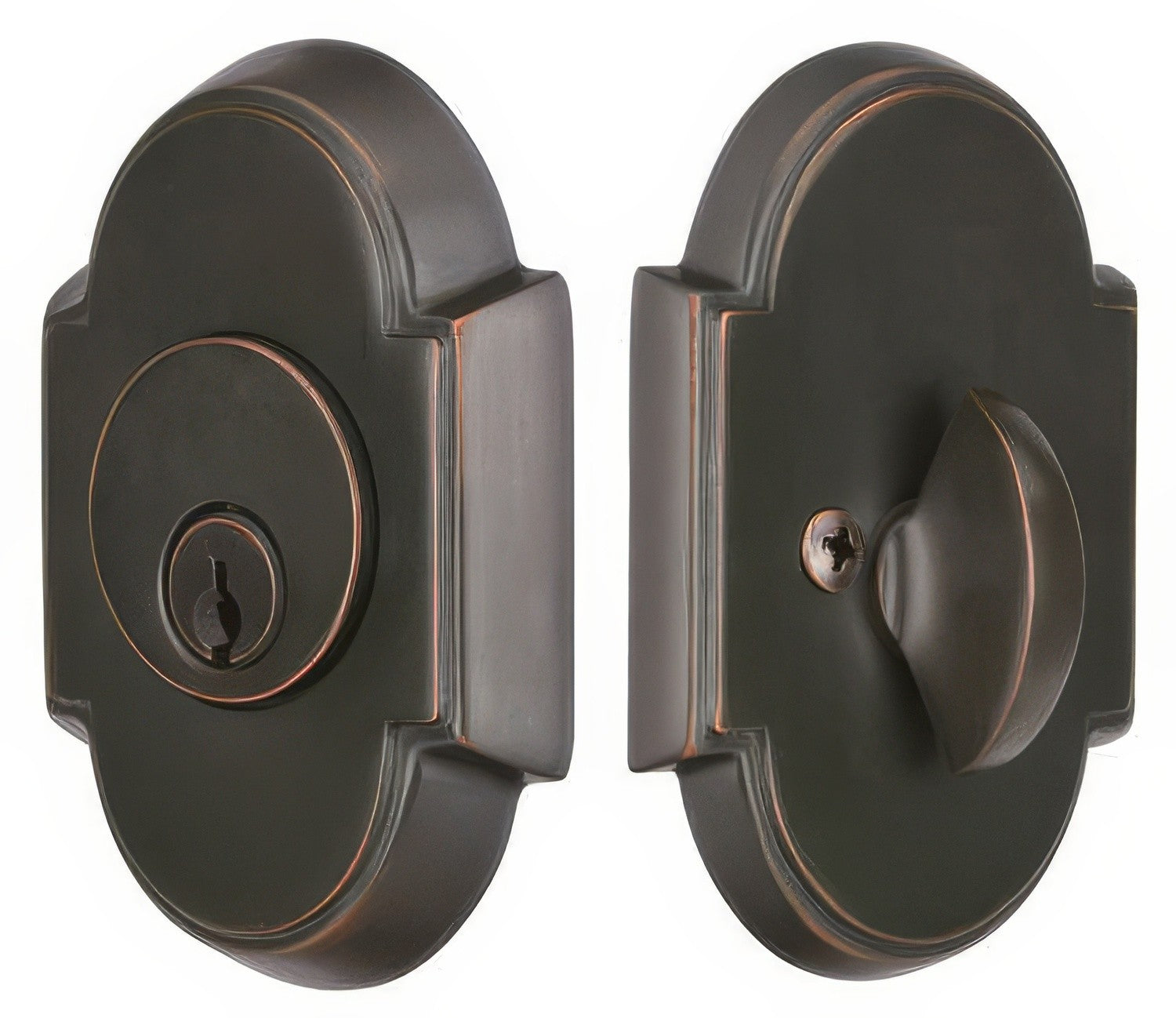 Emtek 8466US Brass Modern Single Cylinder Deadbolt