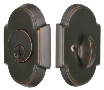 Emtek 8466US Brass Modern Single Cylinder Deadbolt