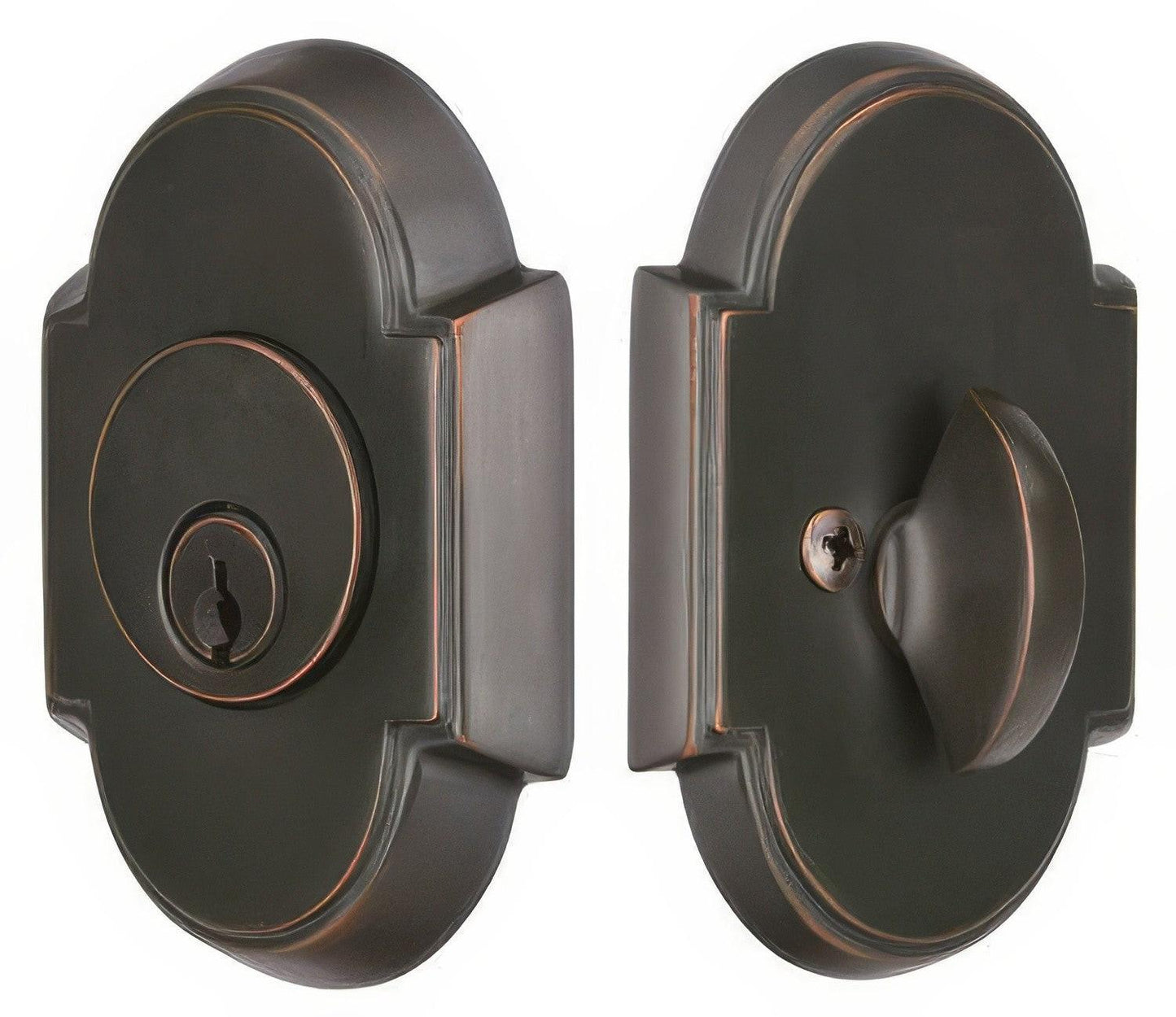 Emtek 8466US Brass Modern Single Cylinder Deadbolt