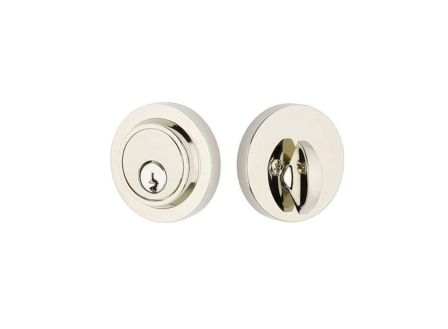 Emtek Modern Style Brass Modern Single Cylinder Deadbolt
