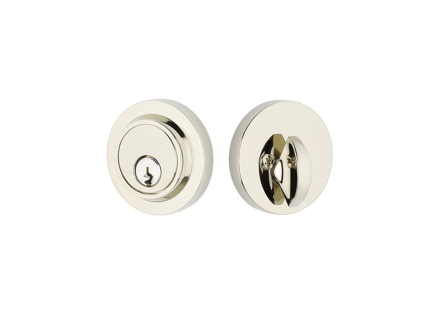 Emtek Modern Style Brass Modern Single Cylinder Deadbolt