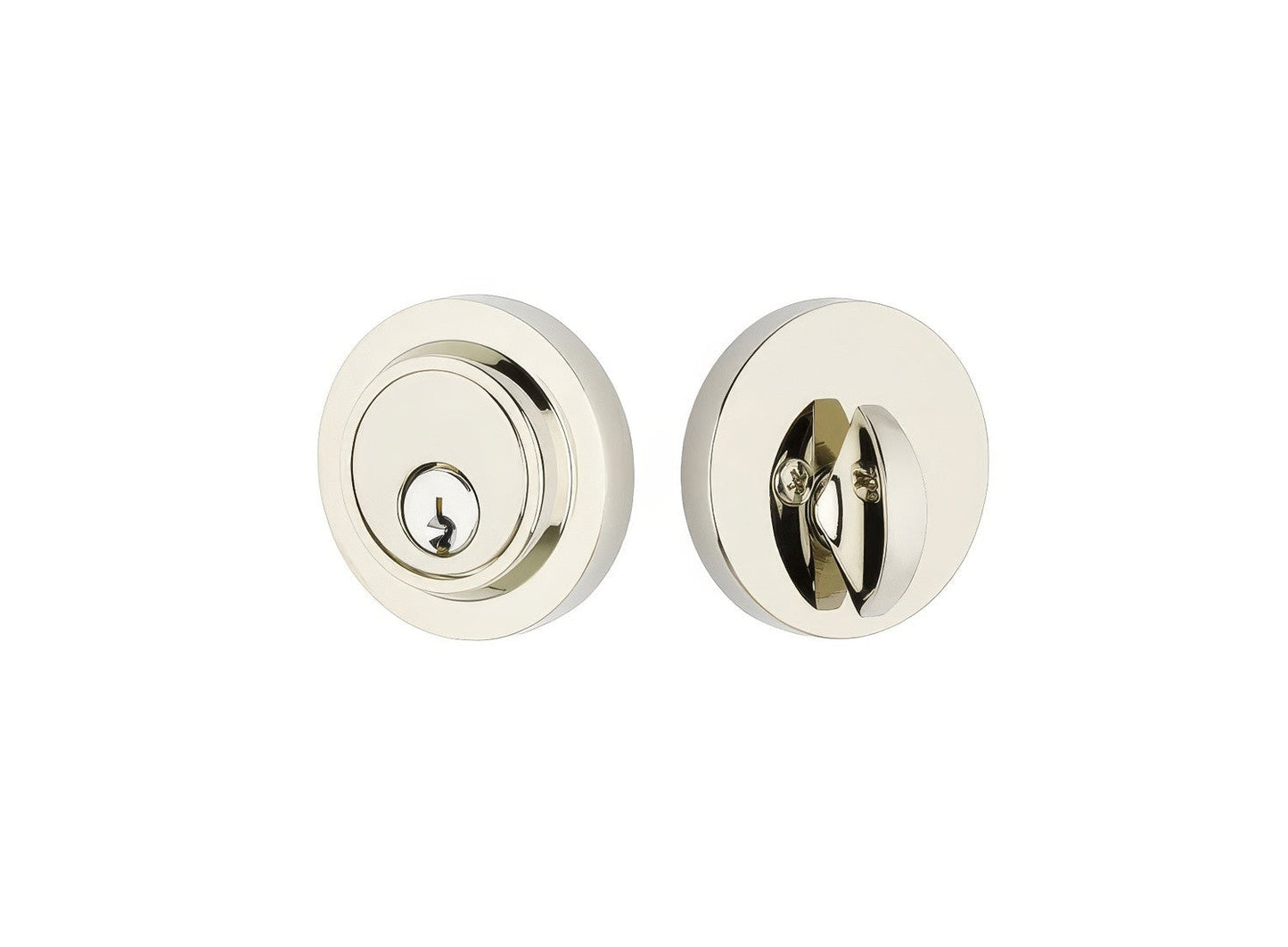 Emtek Modern Style Brass Modern Single Cylinder Deadbolt