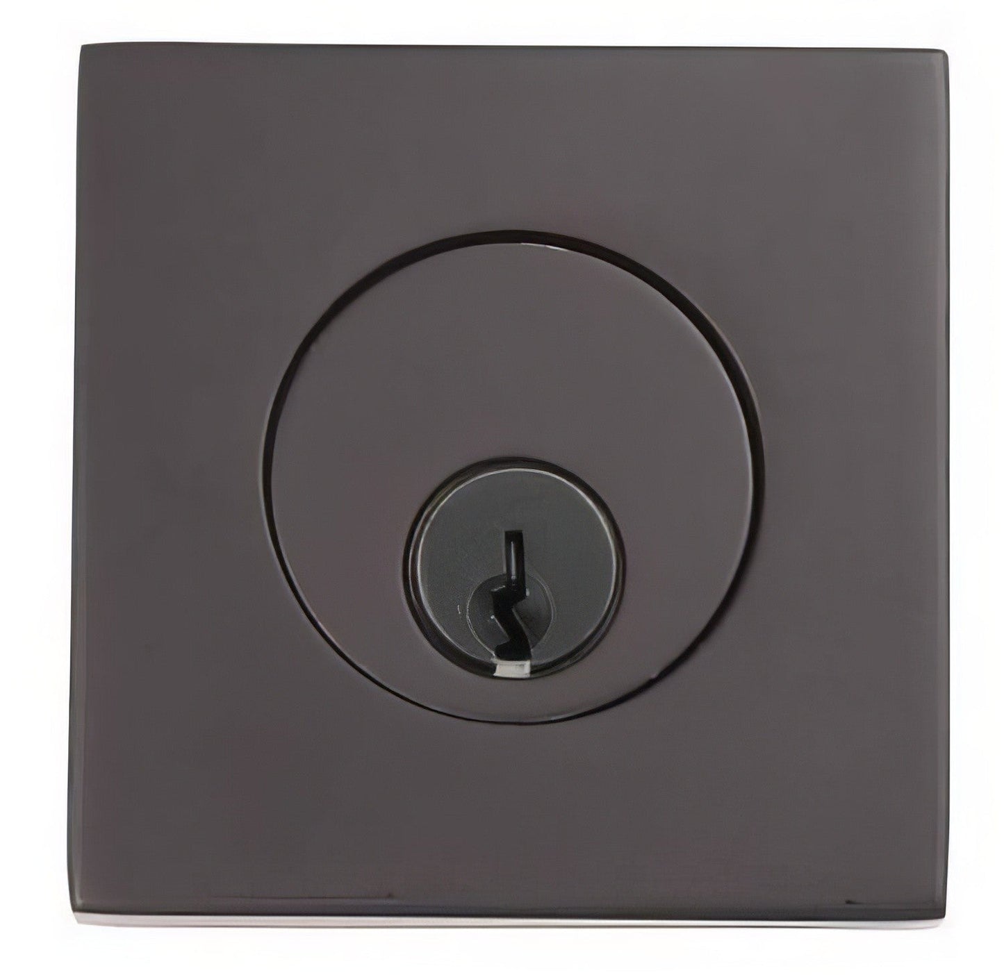 Emtek Rectangular Style Brass Modern Single Cylinder Deadbolt