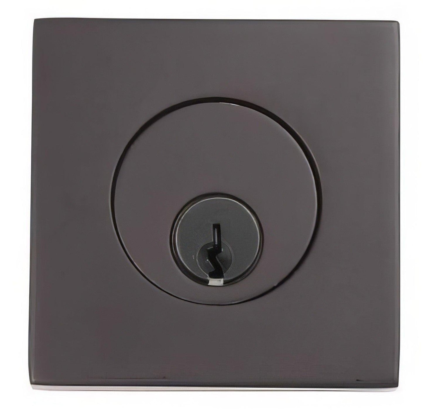 Emtek 8469US Square Brass Modern Keyed Entry Single Cylinder Deadbolt