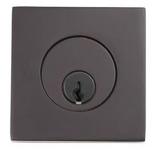 Emtek 8469US Square Brass Modern Keyed Entry Single Cylinder Deadbolt