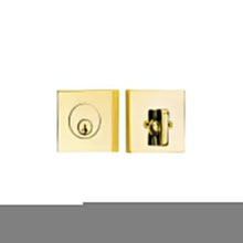Emtek 8469US Square Brass Modern Keyed Entry Single Cylinder Deadbolt
