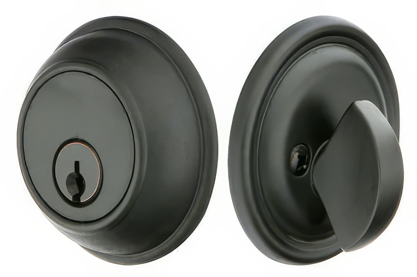 Emtek Tuscany Bronze Keyed Entry Single Cylinder Deadbolt