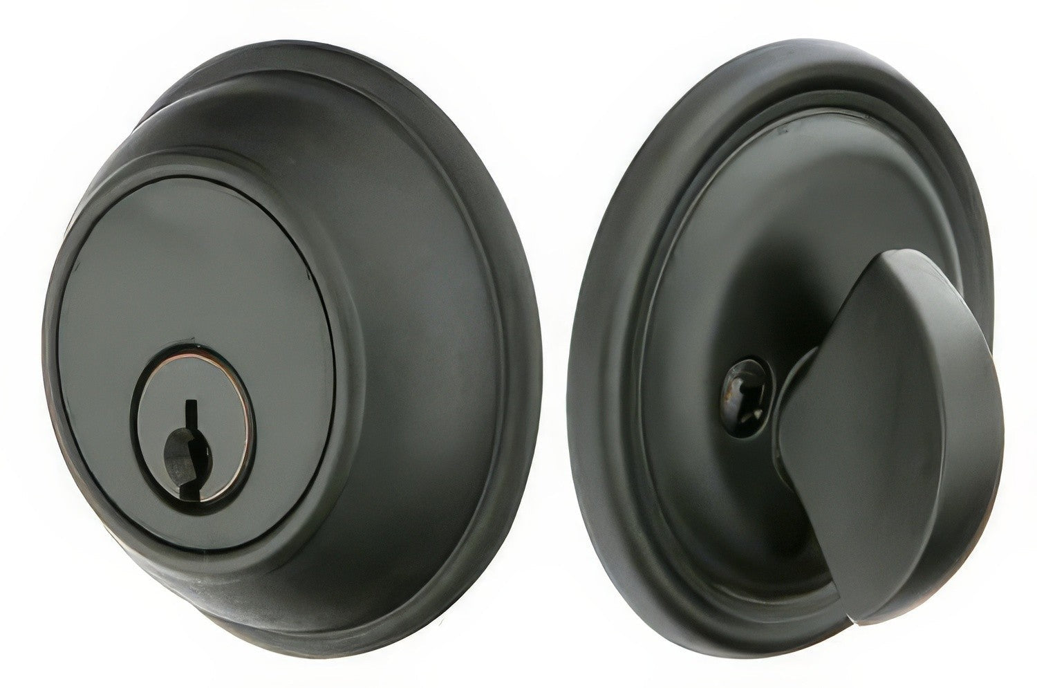 Emtek Tuscany Bronze Keyed Entry Single Cylinder Deadbolt
