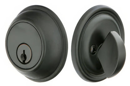 Emtek Tuscany Bronze Keyed Entry Single Cylinder Deadbolt