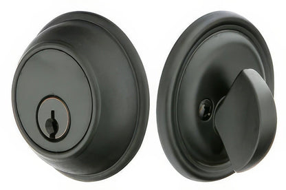 Emtek Tuscany Bronze Keyed Entry Single Cylinder Deadbolt