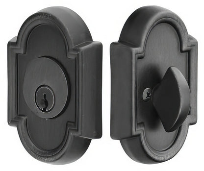Emtek #11 Style Tuscany Bronze Single Cylinder Deadbolt