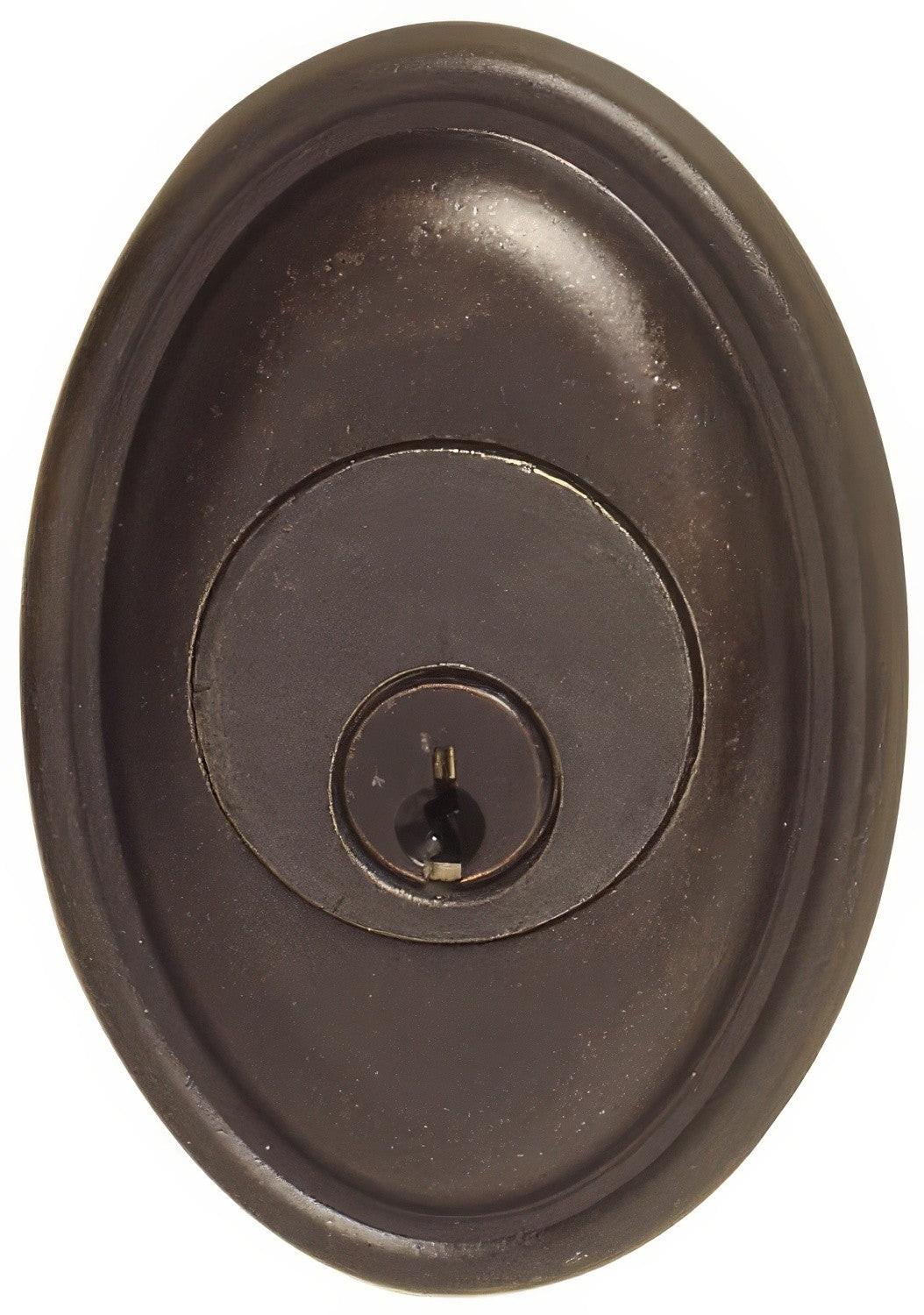 Emtek #14 Style Tuscany Bronze Single Cylinder Deadbolt