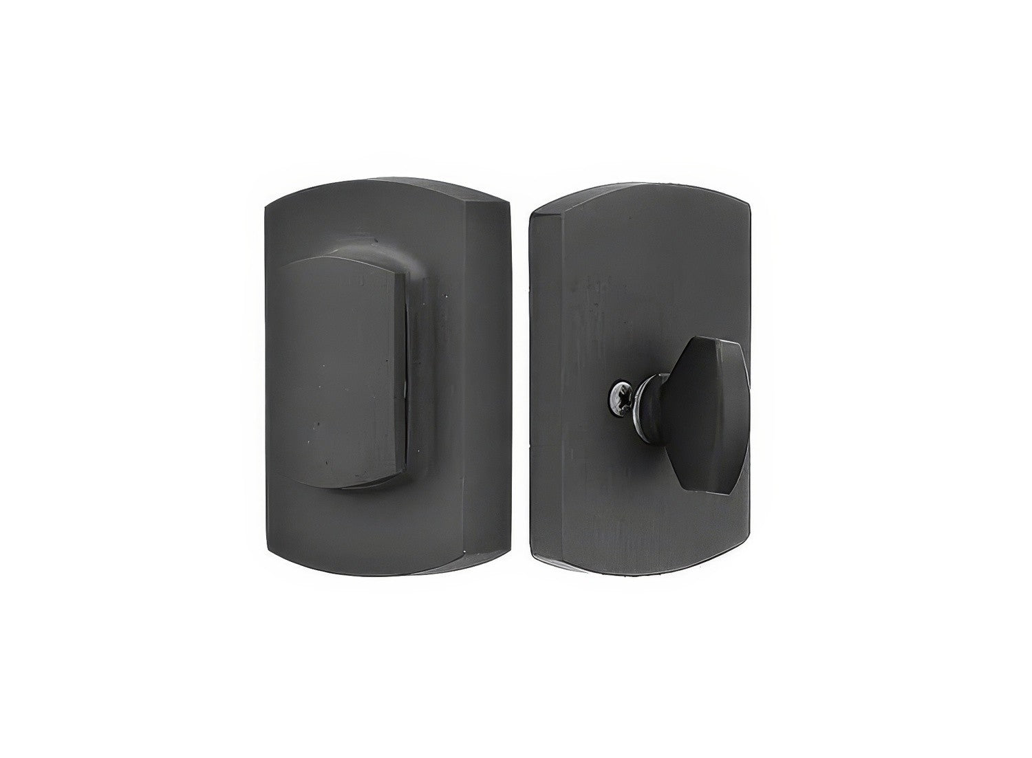 Emtek Ridgemont Style Rustic Modern Single Cylinder Bronze Deadbolt
