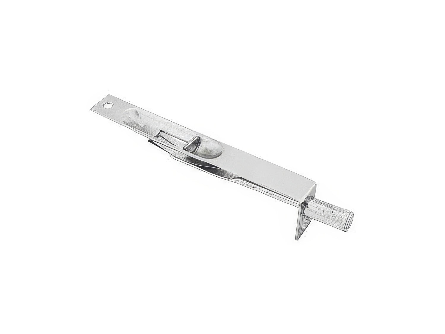 Emtek 8505US 4 Inch Flush Bolt with Square Corners