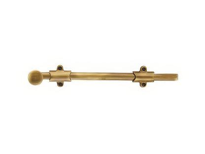 Emtek 12" Solid Brass Surface Bolt with Strikes and Screws
