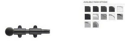 Emtek 18" Solid Brass Surface Bolt with Strikes and Screws