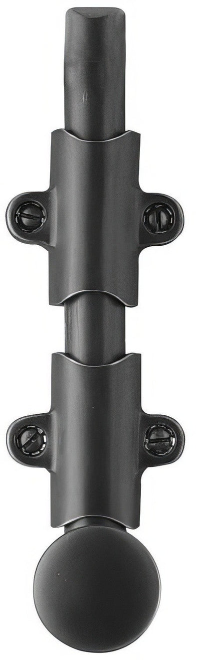 Emtek 8515 8 Inch Surface Bolt includes 3 Types of Strike Plates and Screws