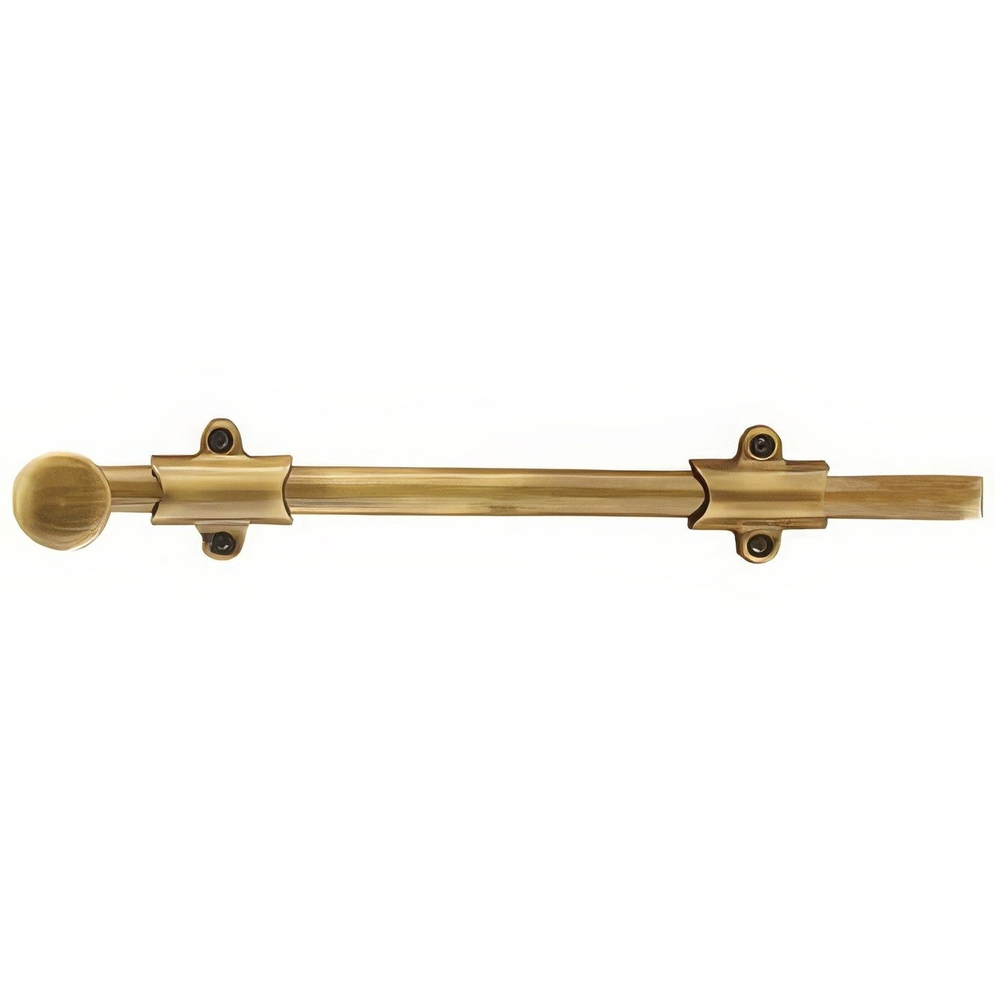 Emtek 8515 8 Inch Surface Bolt includes 3 Types of Strike Plates and Screws