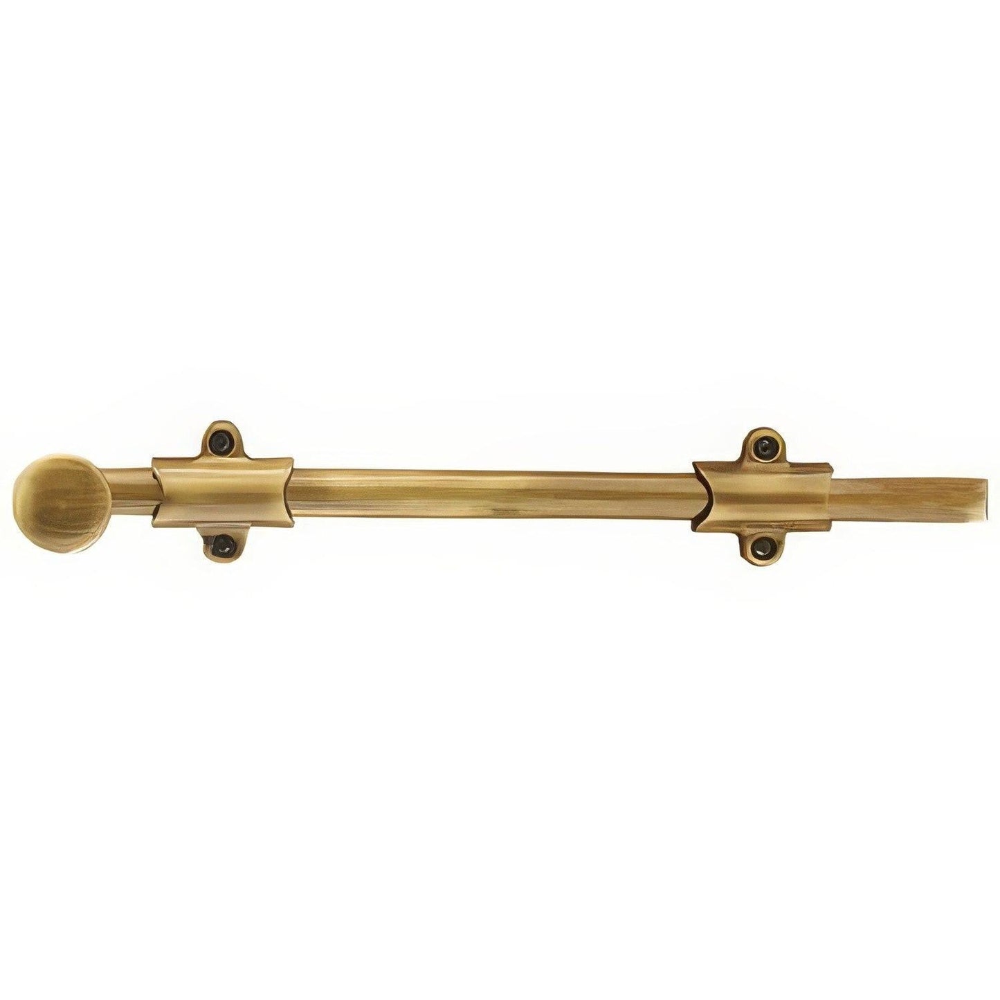 Emtek 8515 8 Inch Surface Bolt includes 3 Types of Strike Plates and Screws