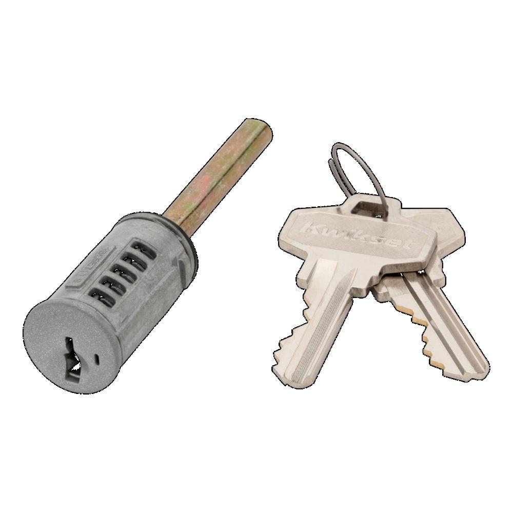 Kwikset 85174-003 Cylinder for Single Cylinder Deadbolts and Electronic Deadbolts with SmartKey SC1 Keyway Silver Finish.