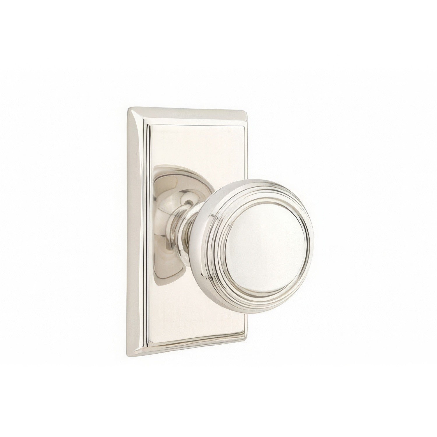 Emtek 8521NWUS Norwich Knob Dummy Pair With Rectangular Rose