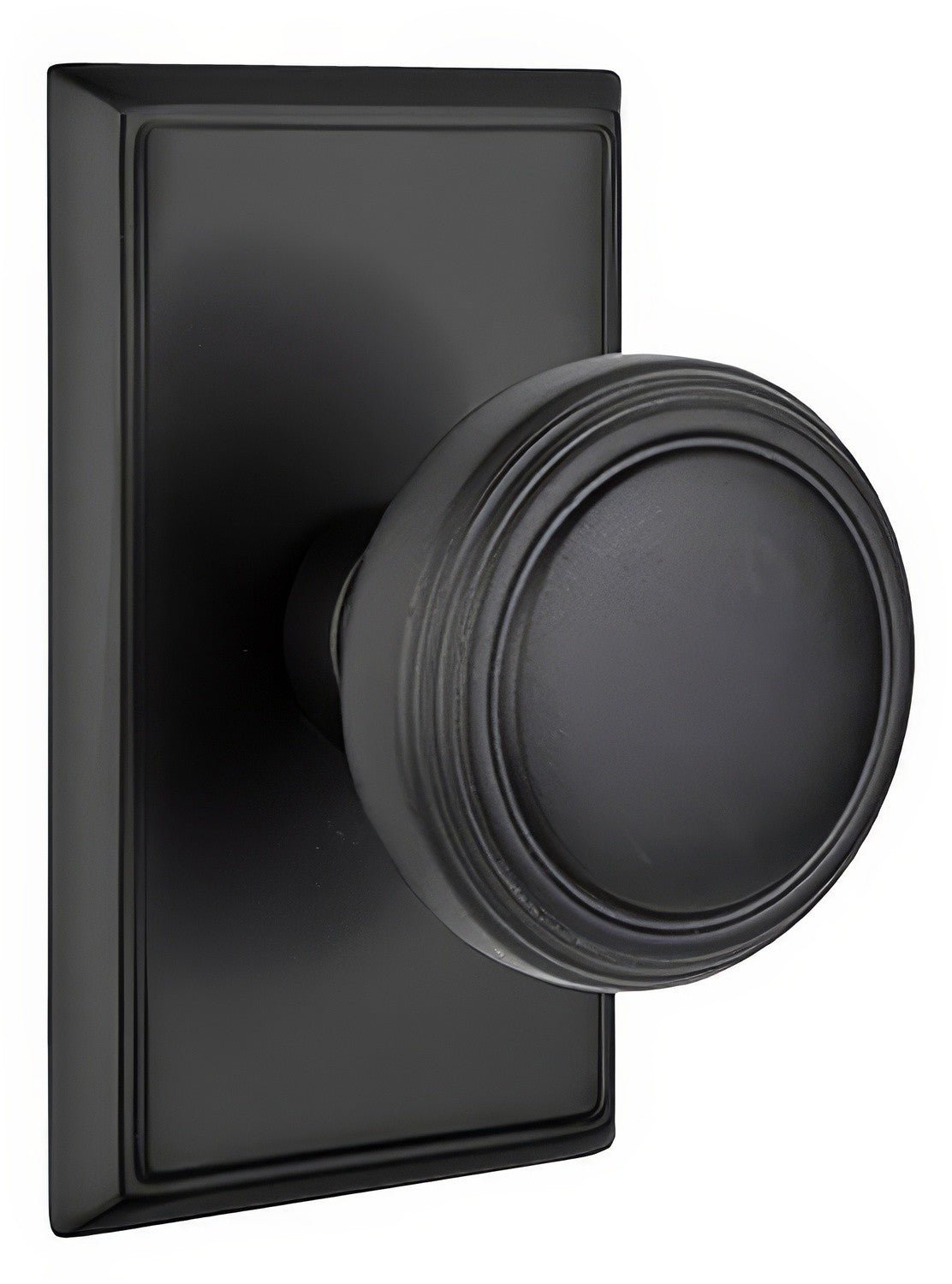 Emtek 8521NWUS Norwich Knob Dummy Pair With Rectangular Rose