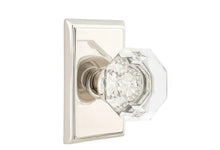 Emtek 8521OTUS Old Town Crystal Knob Dummy Pair With Rectangular Rose