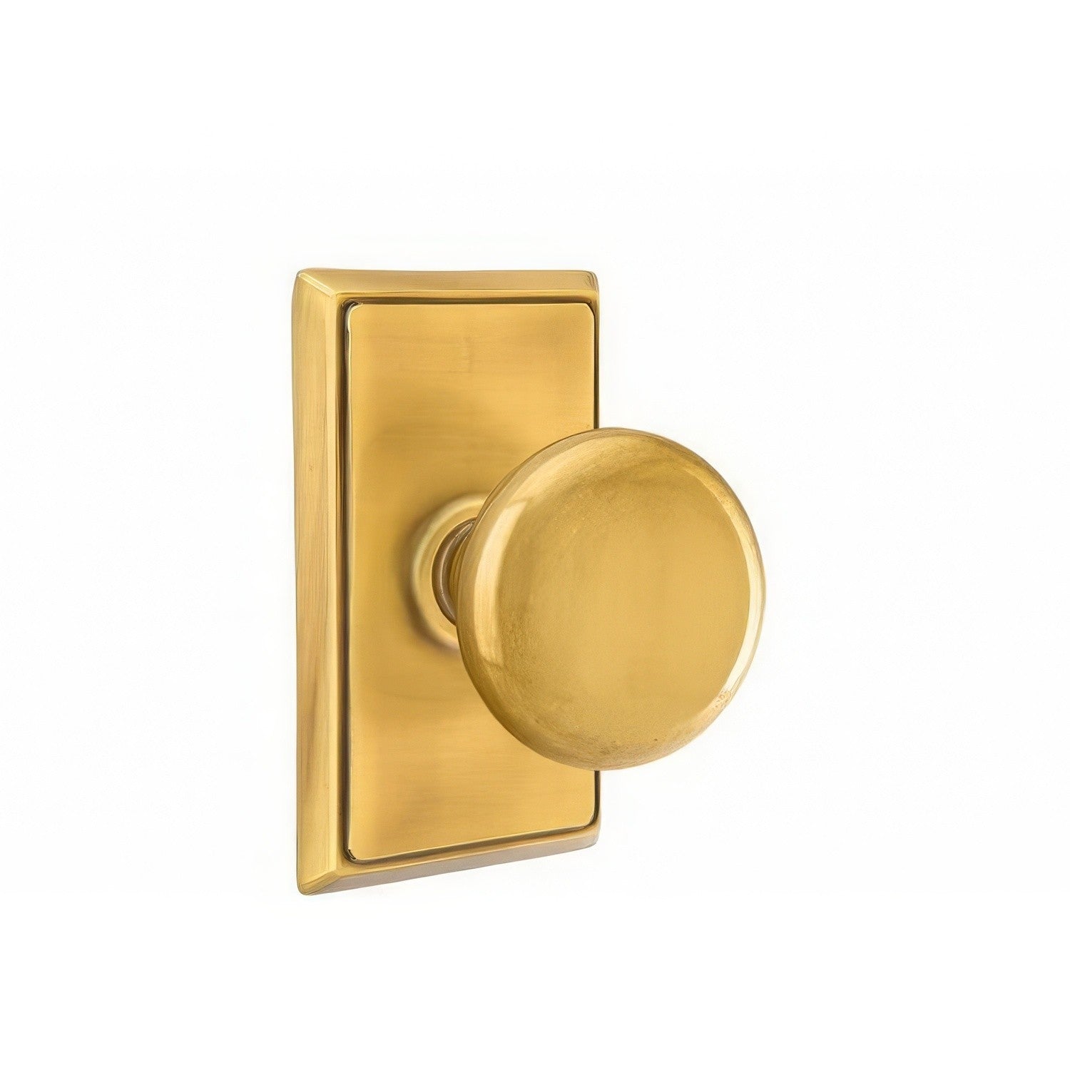 Emtek 8521PUS Providence Knob Dummy Pair With Rectangular Rose
