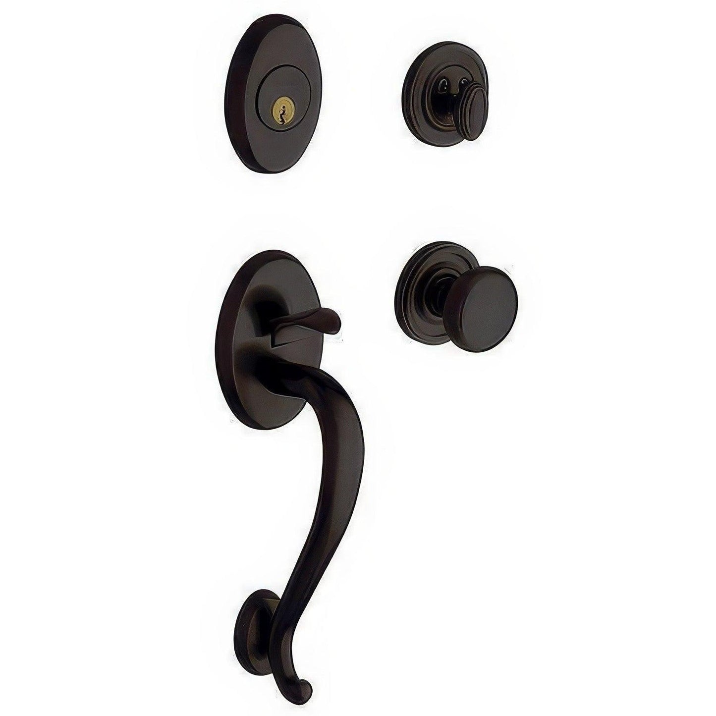 Baldwin 85315.DBLC Logan Double Cylinder Handleset
