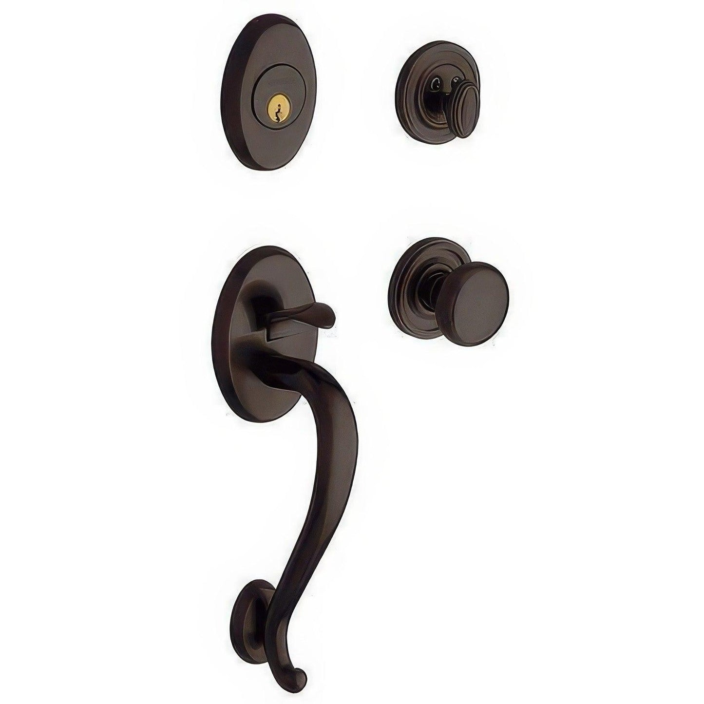 Baldwin 85315.DBLC Logan Double Cylinder Handleset