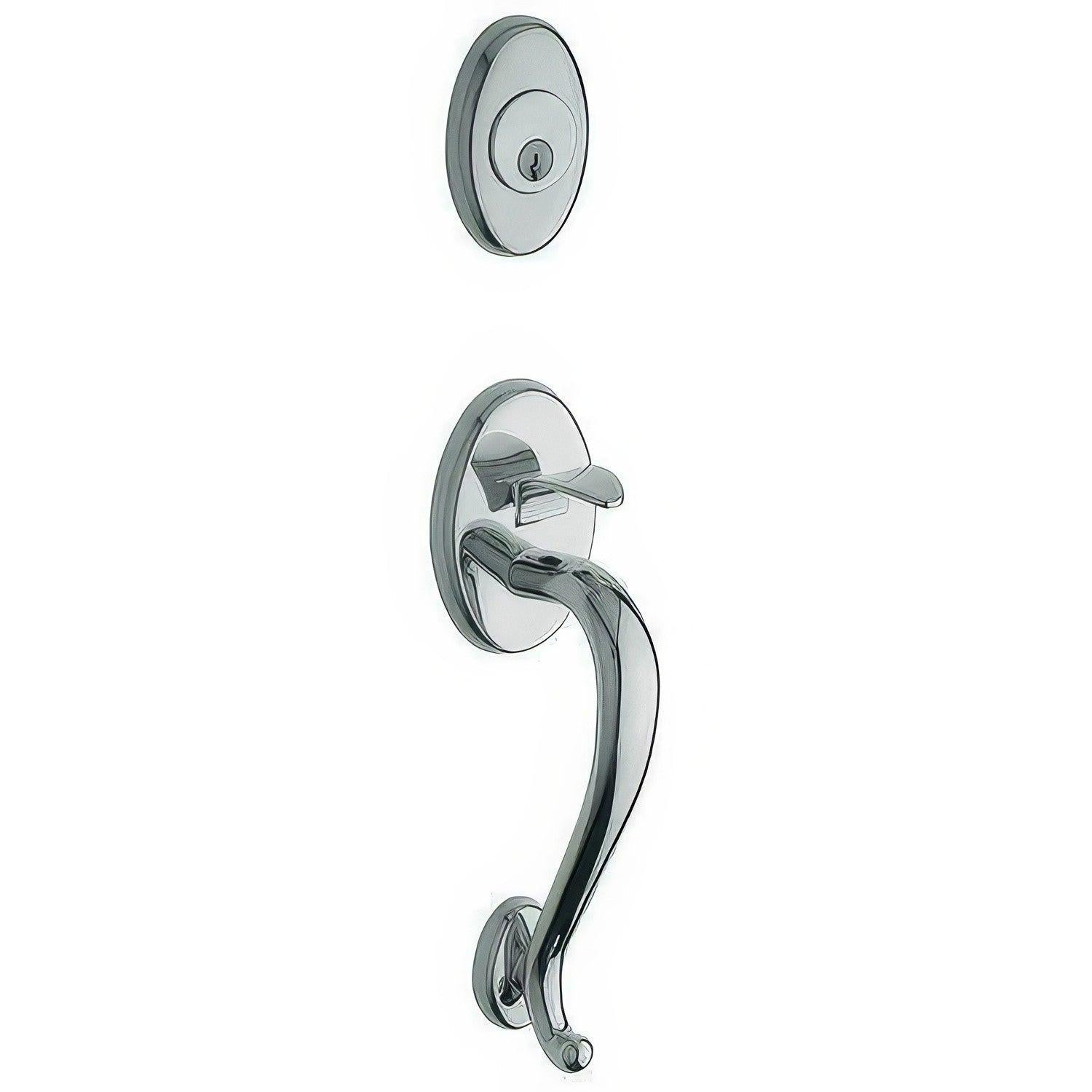 Baldwin 85315.RDBL Right Hand Logan Double Cylinder Handleset