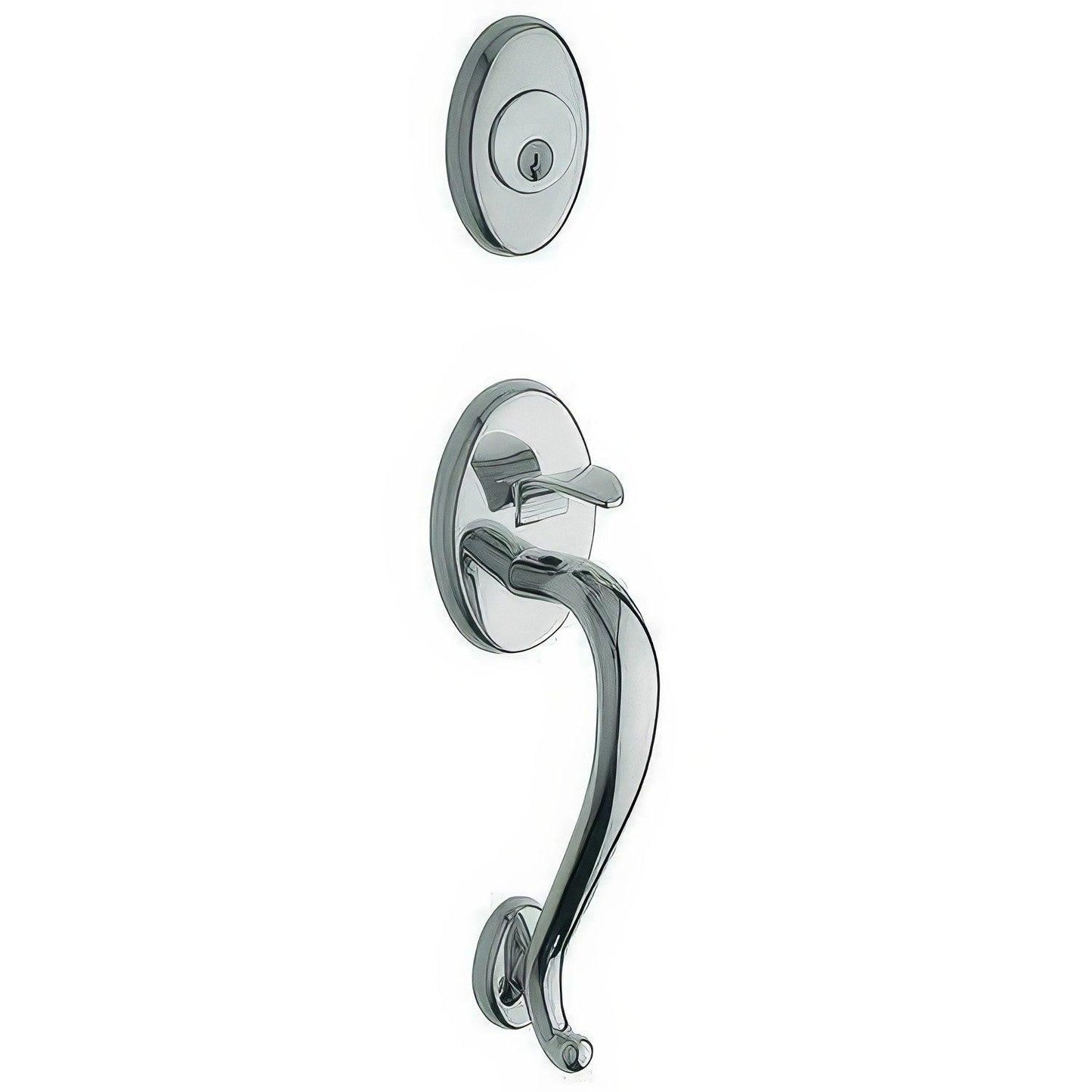 Baldwin 85315.RFD Right Hand Logan Dummy Double Cylinder Handleset