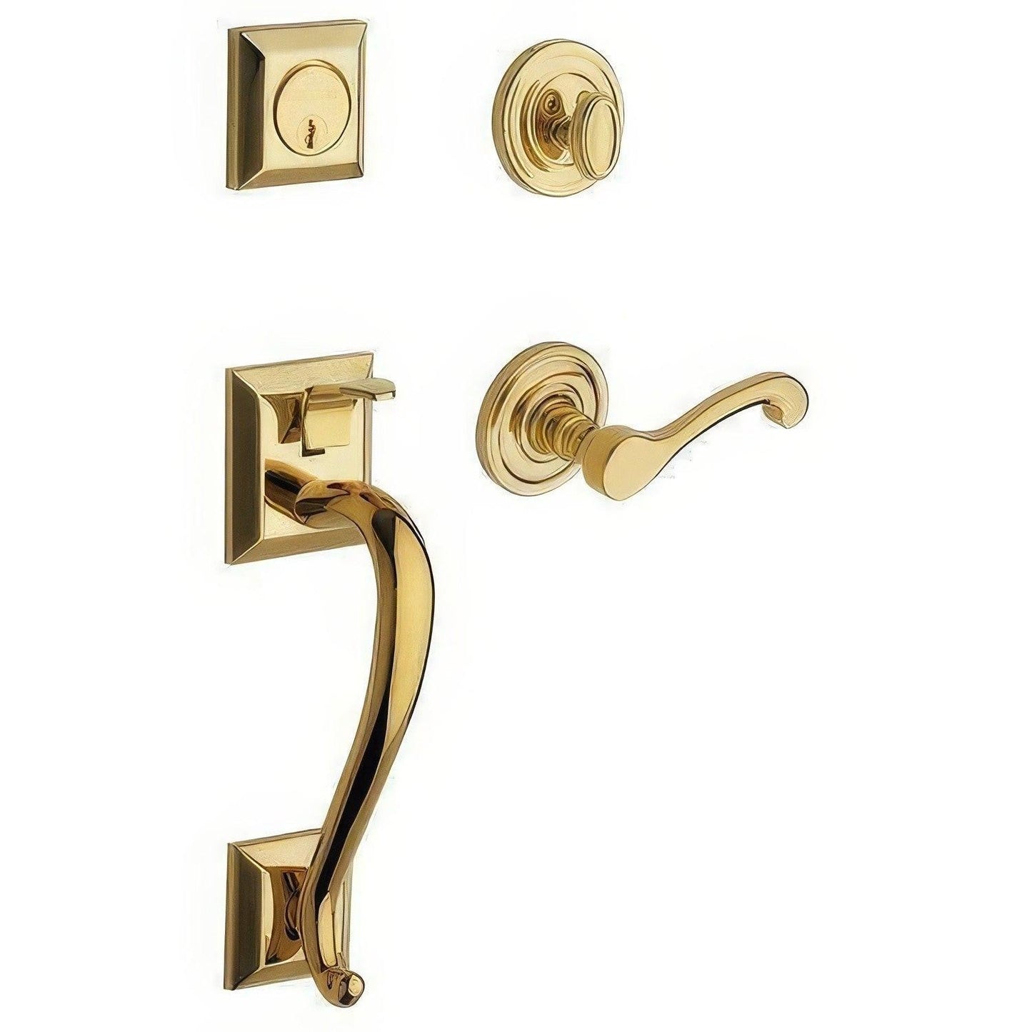 Baldwin 85320.LDBL Left Hand Madison Double Cylinder Handleset.