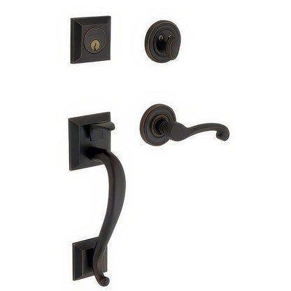 Baldwin 85320.LENT Left Hand Madison Single Cylinder Handleset.