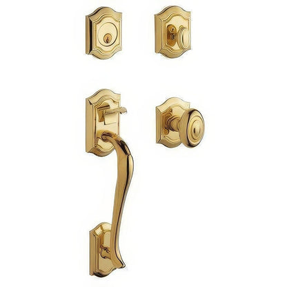 Baldwin 85327.ENTR Bethpage Single Cylinder Solid Brass Handleset.