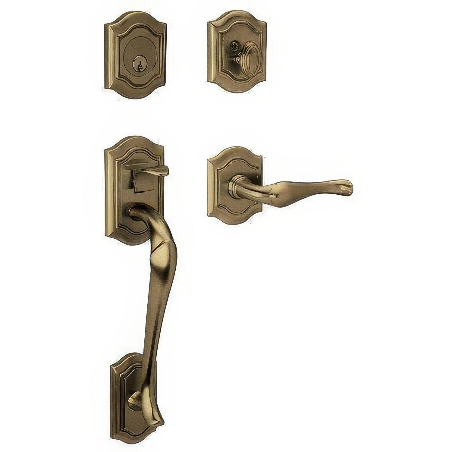 Baldwin 85327.LDBL Left Hand Bethpage Double Cylinder Handleset.