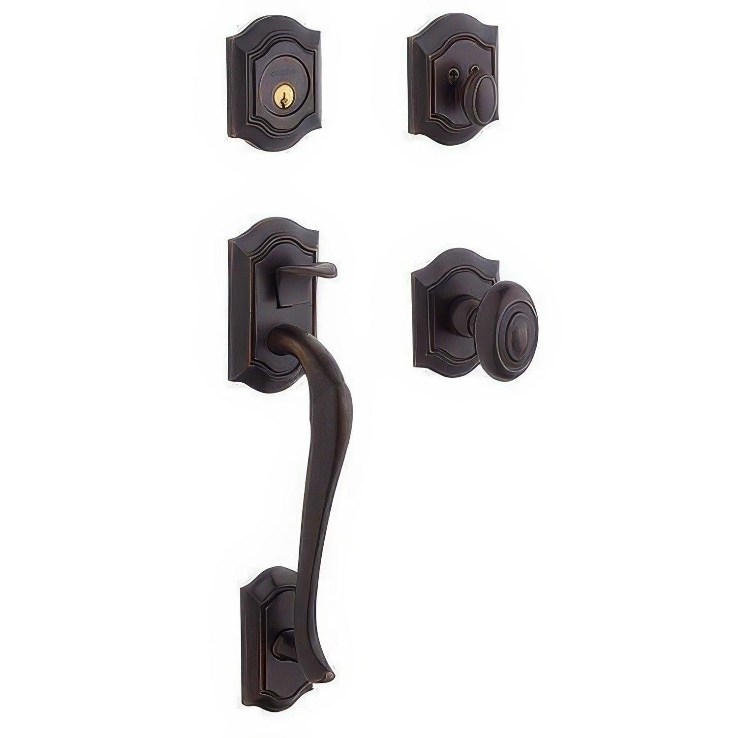 Baldwin 85327.DBLC Bethpage Double Cylinder Solid Brass Handleset.
