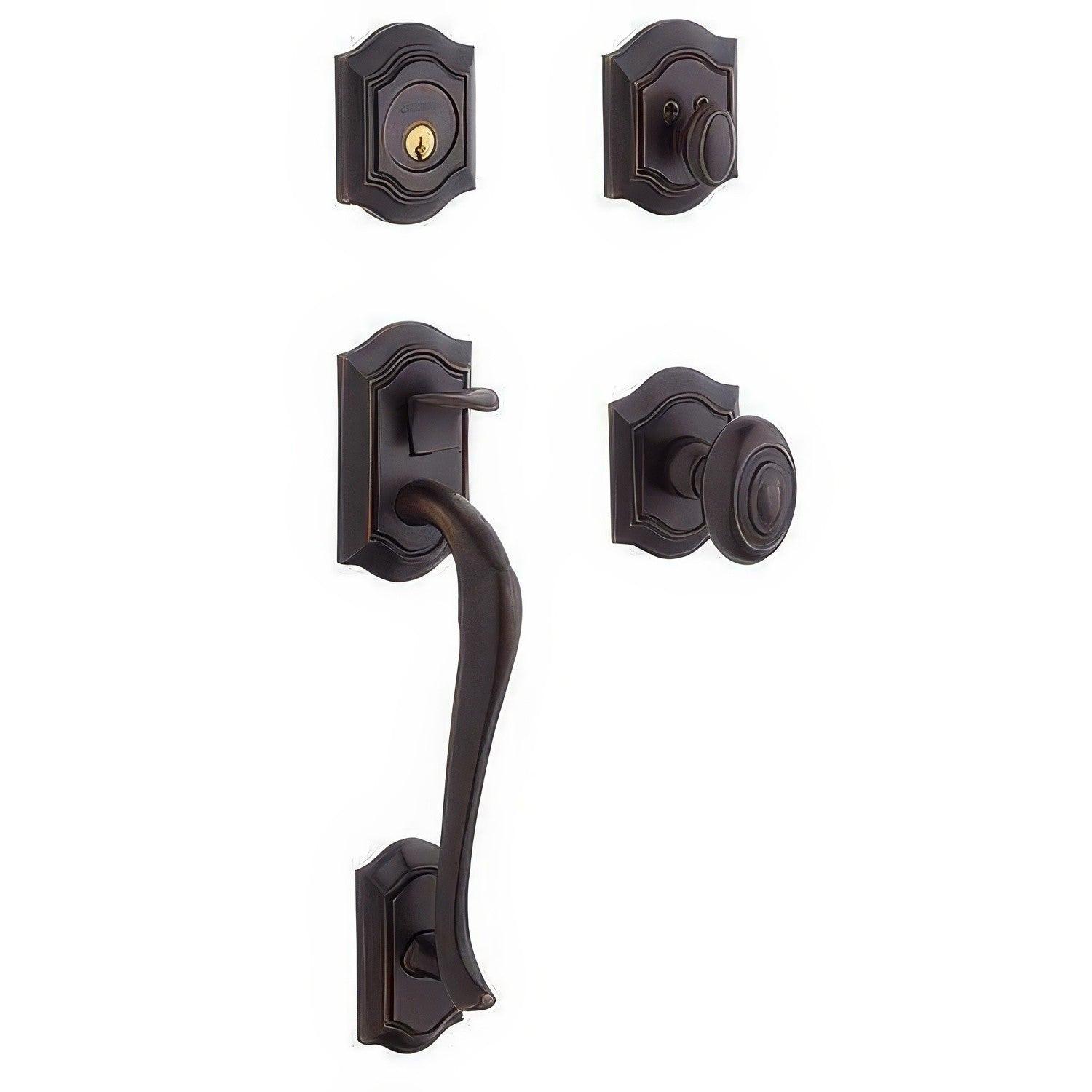 Baldwin 85327.ENTR Bethpage Single Cylinder Solid Brass Handleset.