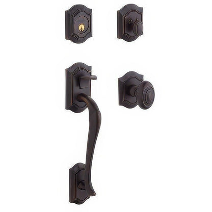 Baldwin 85327.FD Bethpage Dummy Set Solid Brass Double Cylinder Handleset.