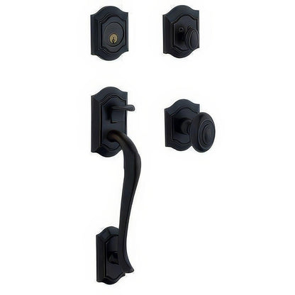 Baldwin 85327.FD Bethpage Dummy Set Solid Brass Double Cylinder Handleset.